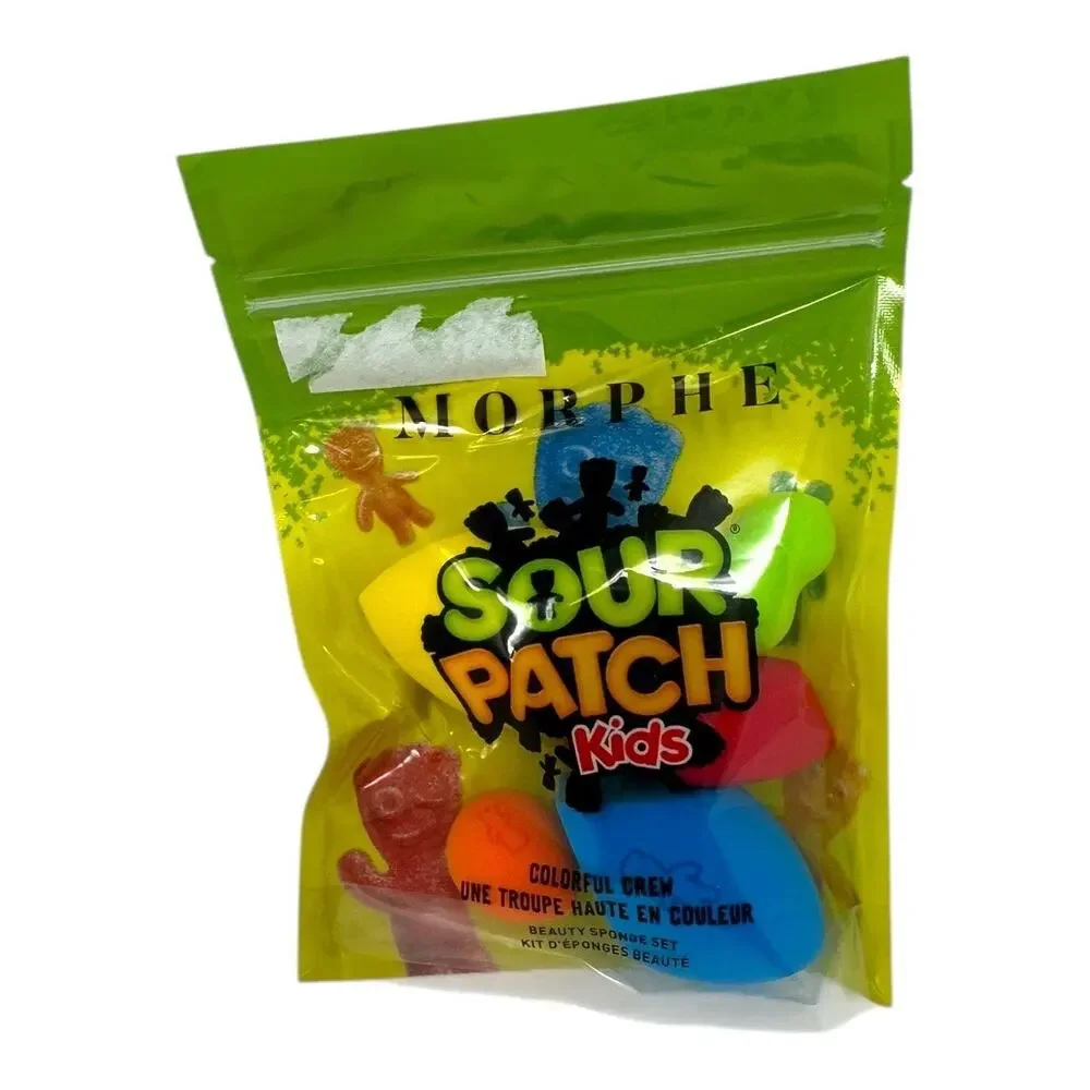 NEW Morphe x Sour Patch Kids Colorful Crew Beauty Sponge Set